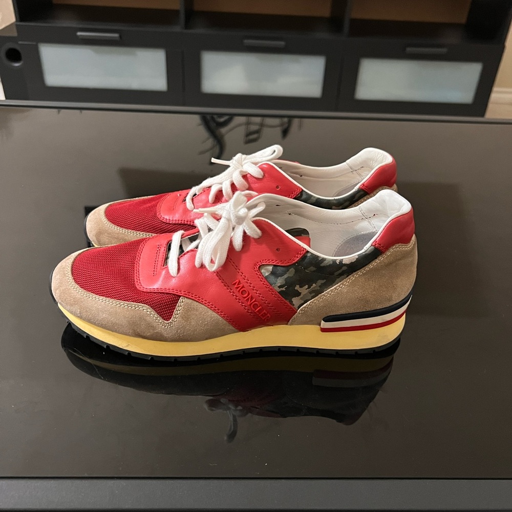 Men Moncler San Diego Logo Sneakers 42